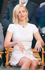 JENNIFER LAWRENCE on the Set of Good Morning America in New York 11/18/2015