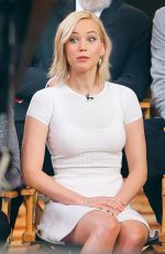 JENNIFER LAWRENCE on the Set of Good Morning America in New York 11/18/2015