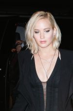 JENNIFER LAWRENCE Out for Dinner in New York 11/18/2015
