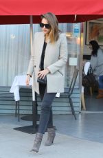 JESSICA ALBA Leaves a Birthday Party at Petrossian in West Hollywood 11/29/2015