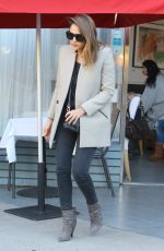 JESSICA ALBA Leaves a Birthday Party at Petrossian in West Hollywood 11/29/2015
