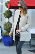 JESSICA ALBA Leaves a Birthday Party at Petrossian in West Hollywood 11/29/2015