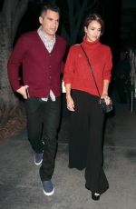JESSICA ALBA Night Out in Los Angeles 11/21/2015