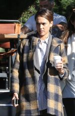 JESSICA ALBA Out for a Coffee in Los Angeles 11/05/2015