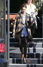 JESSICA ALBA Out for a Coffee in Los Angeles 11/05/2015