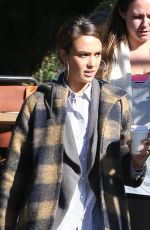 JESSICA ALBA Out for a Coffee in Los Angeles 11/05/2015