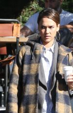 JESSICA ALBA Out for a Coffee in Los Angeles 11/05/2015