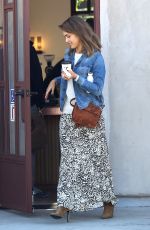 JESSICA ALBA Out for a Morning Coffee in Los Angeles 11/17/2015