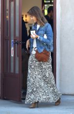 JESSICA ALBA Out for a Morning Coffee in Los Angeles 11/17/2015