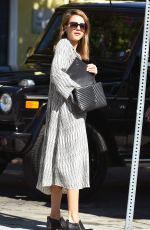 JESSICA ALBA Out for Breakfast in Los Angeles 11/01/2015