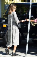 JESSICA ALBA Out for Breakfast in Los Angeles 11/01/2015