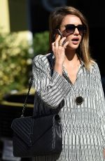 JESSICA ALBA Out for Breakfast in Los Angeles 11/01/2015