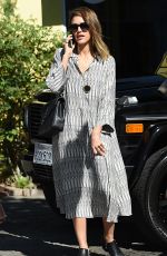 JESSICA ALBA Out for Breakfast in Los Angeles 11/01/2015