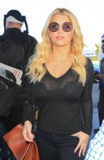 JESSICA SIMSPON at Los Angeles International Airport 11/06/2015