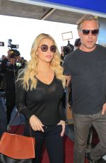 JESSICA SIMSPON at Los Angeles International Airport 11/06/2015