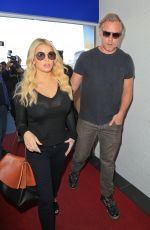 JESSICA SIMSPON at Los Angeles International Airport 11/06/2015