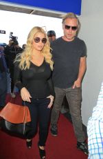 JESSICA SIMSPON at Los Angeles International Airport 11/06/2015