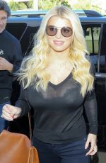 JESSICA SIMSPON at Los Angeles International Airport 11/06/2015