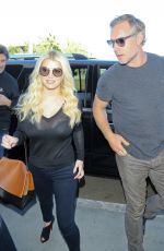 JESSICA SIMSPON at Los Angeles International Airport 11/06/2015