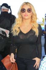 JESSICA SIMSPON at Los Angeles International Airport 11/06/2015