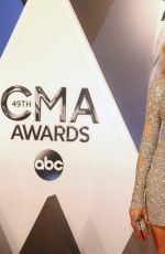 JEWEL KILCHER at 49th Annual CMA Awards in Nashville 11/04/2015