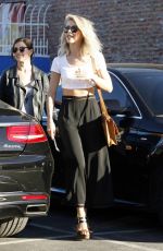 JULIANNE HOUGH Leaves DWTS Rehesal in Los Angeles 11/19/2015