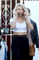 JULIANNE HOUGH Leaves DWTS Rehesal in Los Angeles 11/19/2015