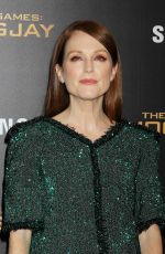 JULIANNE MOORE at The Hunger Games: Mockingjay, Part 2 Premiere in New Yrok 11/18/2015