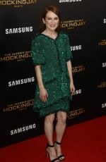 JULIANNE MOORE at The Hunger Games: Mockingjay, Part 2 Premiere in New Yrok 11/18/2015