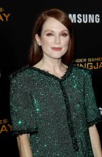 JULIANNE MOORE at The Hunger Games: Mockingjay, Part 2 Premiere in New Yrok 11/18/2015