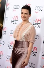 JULIETTE BINOCHE at 33 Premiere at 2015 AFI Fest in Hollywood 11/09/2015
