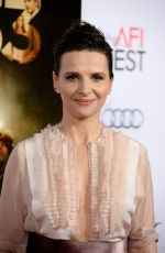 JULIETTE BINOCHE at 33 Premiere at 2015 AFI Fest in Hollywood 11/09/2015