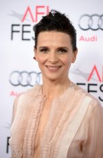 JULIETTE BINOCHE at 33 Premiere at 2015 AFI Fest in Hollywood 11/09/2015