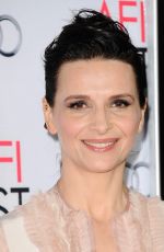 JULIETTE BINOCHE at 33 Premiere at 2015 AFI Fest in Hollywood 11/09/2015
