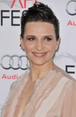 JULIETTE BINOCHE at 33 Premiere at 2015 AFI Fest in Hollywood 11/09/2015