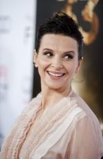 JULIETTE BINOCHE at 33 Premiere at 2015 AFI Fest in Hollywood 11/09/2015