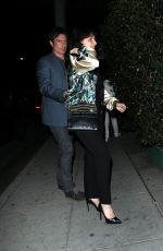 JULIETTE BINOCHE at Mr Chow Restaurant in Beverly Hills 11/10/2015