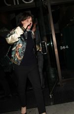 JULIETTE BINOCHE at Mr Chow Restaurant in Beverly Hills 11/10/2015