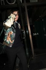 JULIETTE BINOCHE at Mr Chow Restaurant in Beverly Hills 11/10/2015