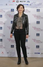 JULIETTE BINOCHE at Nadie Quiere La Noche Photocall 11/02/2015