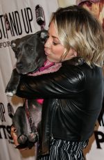 KALEY CUOCO at Stand Up for Pits Comedy Benefit in Hollywood 11/08/2015