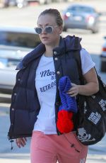 KALEY CUOCO Out for a Walk in Los Angeles 11/16/2015