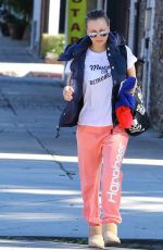 KALEY CUOCO Out for a Walk in Los Angeles 11/16/2015