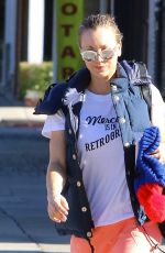 KALEY CUOCO Out for a Walk in Los Angeles 11/16/2015