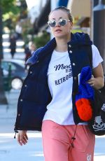 KALEY CUOCO Out for a Walk in Los Angeles 11/16/2015