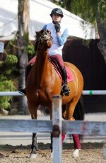 KALEY CUOCO Riding Horse at Flintridge Riding Club in Los Angeles 11/27/2015