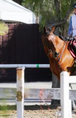 KALEY CUOCO Riding Horse at Flintridge Riding Club in Los Angeles 11/27/2015
