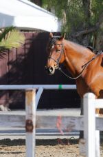 KALEY CUOCO Riding Horse at Flintridge Riding Club in Los Angeles 11/27/2015