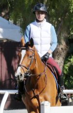 KALEY CUOCO Riding Horse at Flintridge Riding Club in Los Angeles 11/27/2015