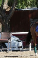 KALEY CUOCO Riding Horse at Flintridge Riding Club in Los Angeles 11/27/2015